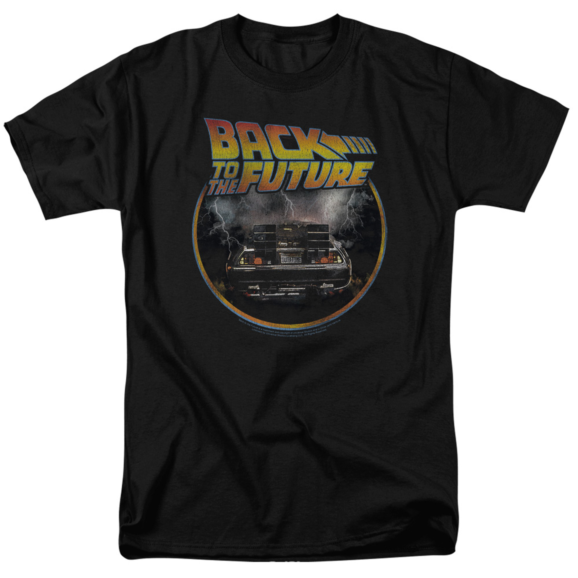 back to the future back adult 181 t shirt black 7834 iw8ka