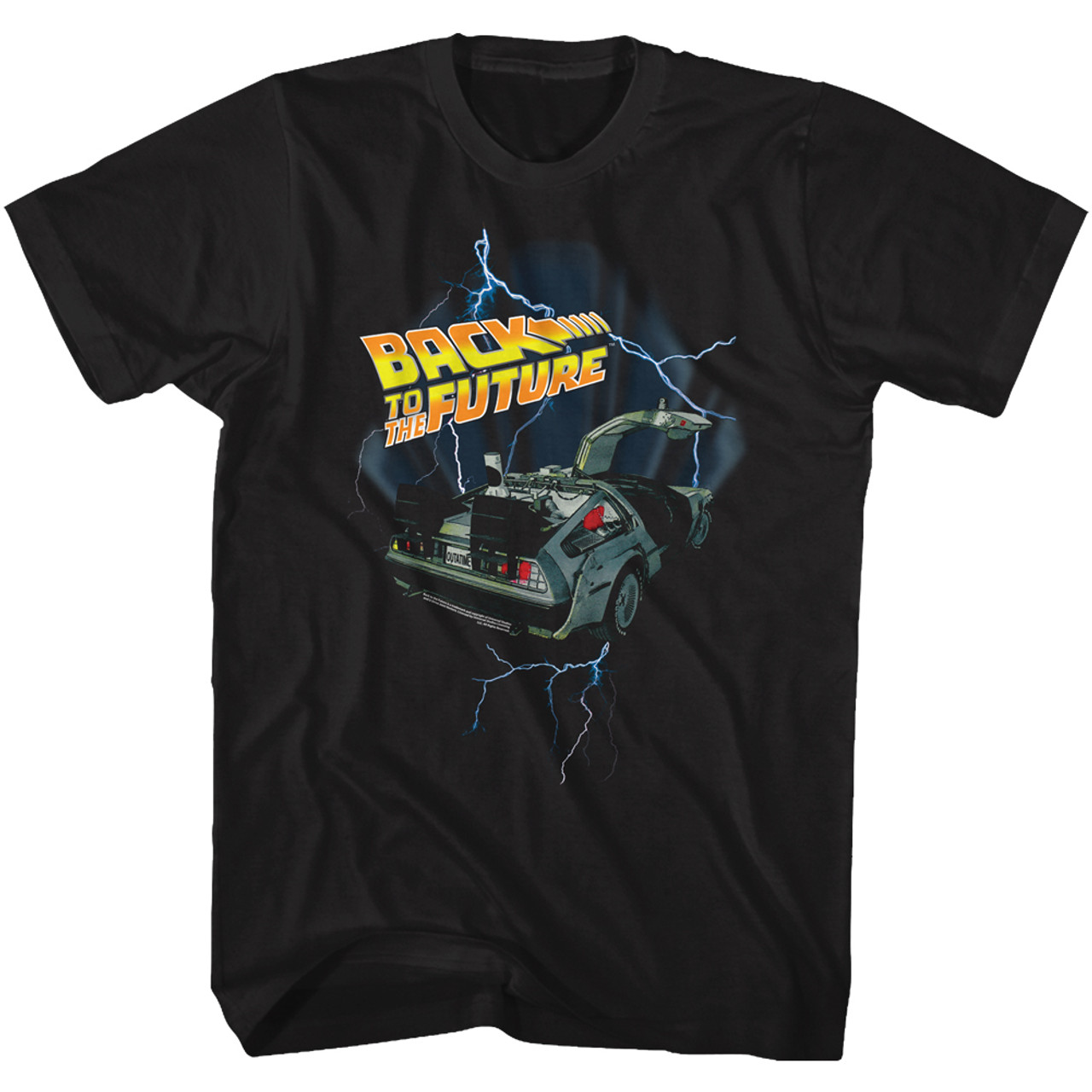 back to the future lightning car t shirt 2092 zbuei