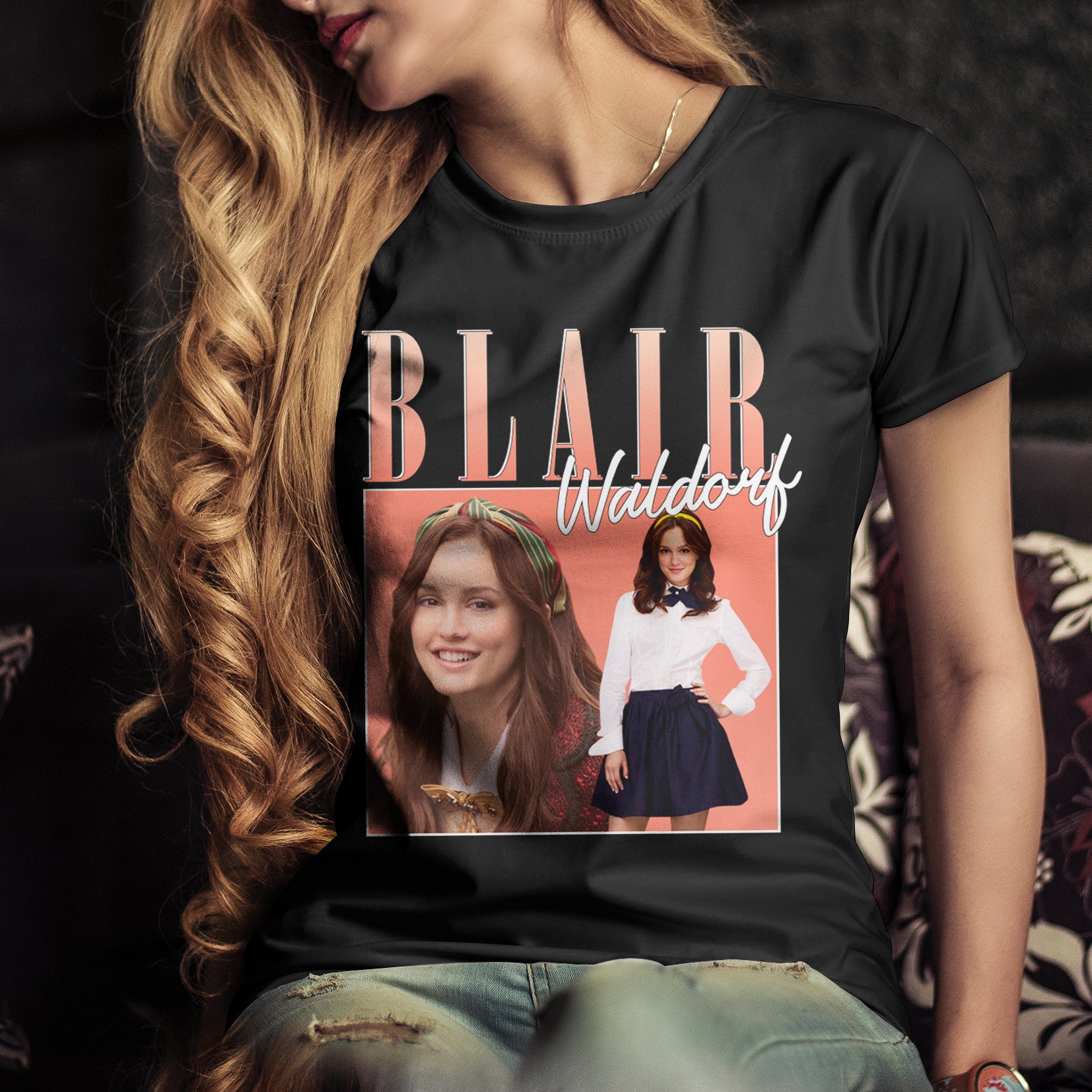 blair waldorf shirt movie blair waldorf retro vintage t shirt gossip girl 9832