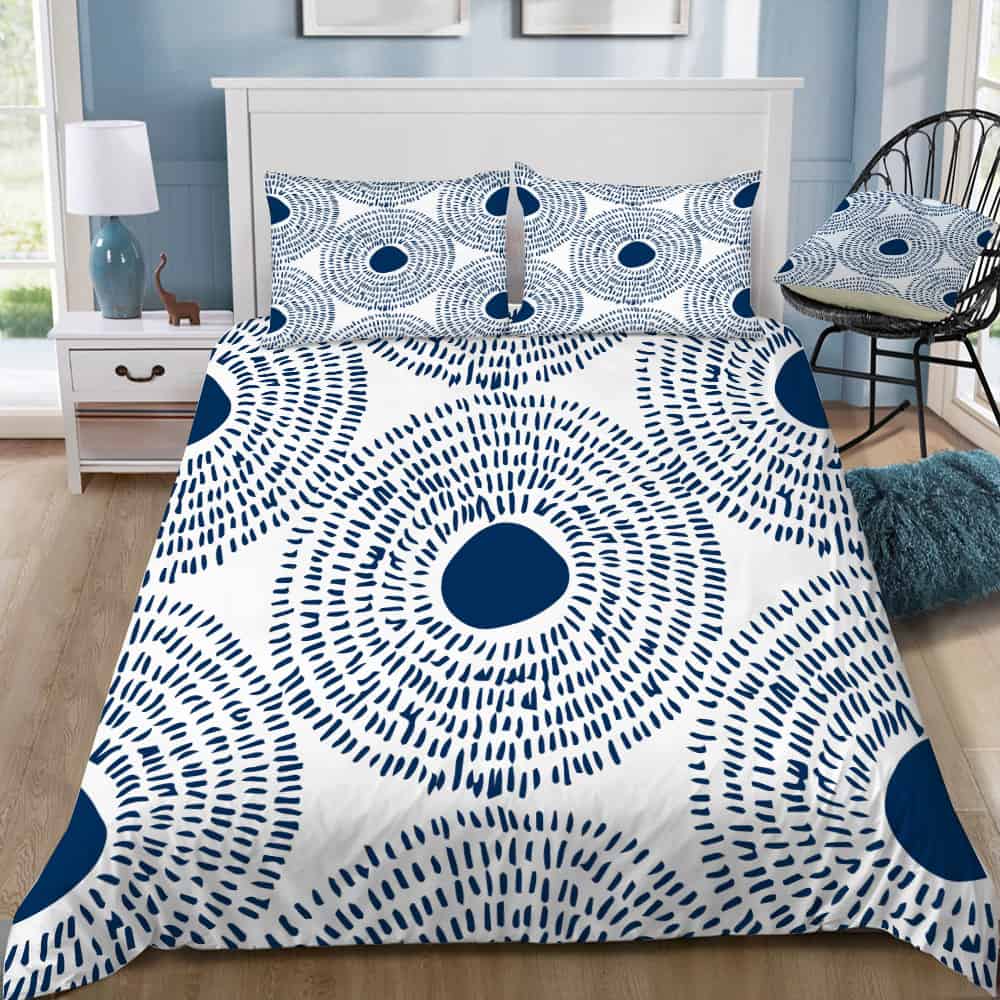 circles in blue ii 4pcs bedding set print 3d crystal velvetjuicy couture bedding 8216