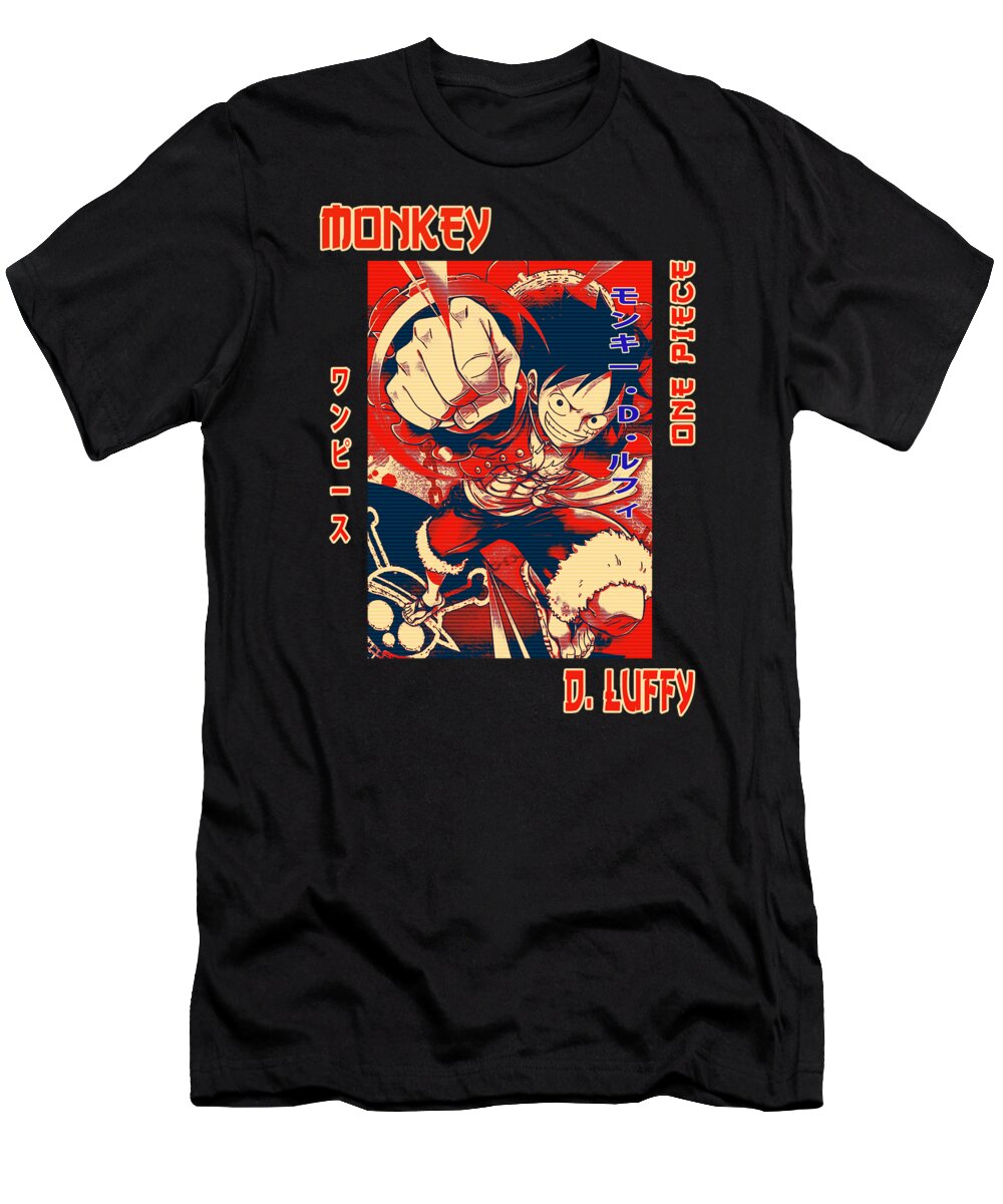 design one piece luffy anime gifts for fans t shirt 2092 ty7bt