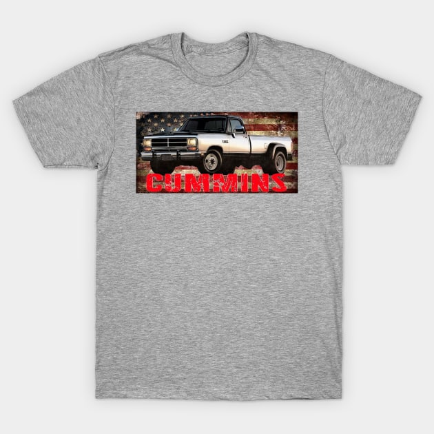 dodge ram cummins diesel pickup t shirt 6121