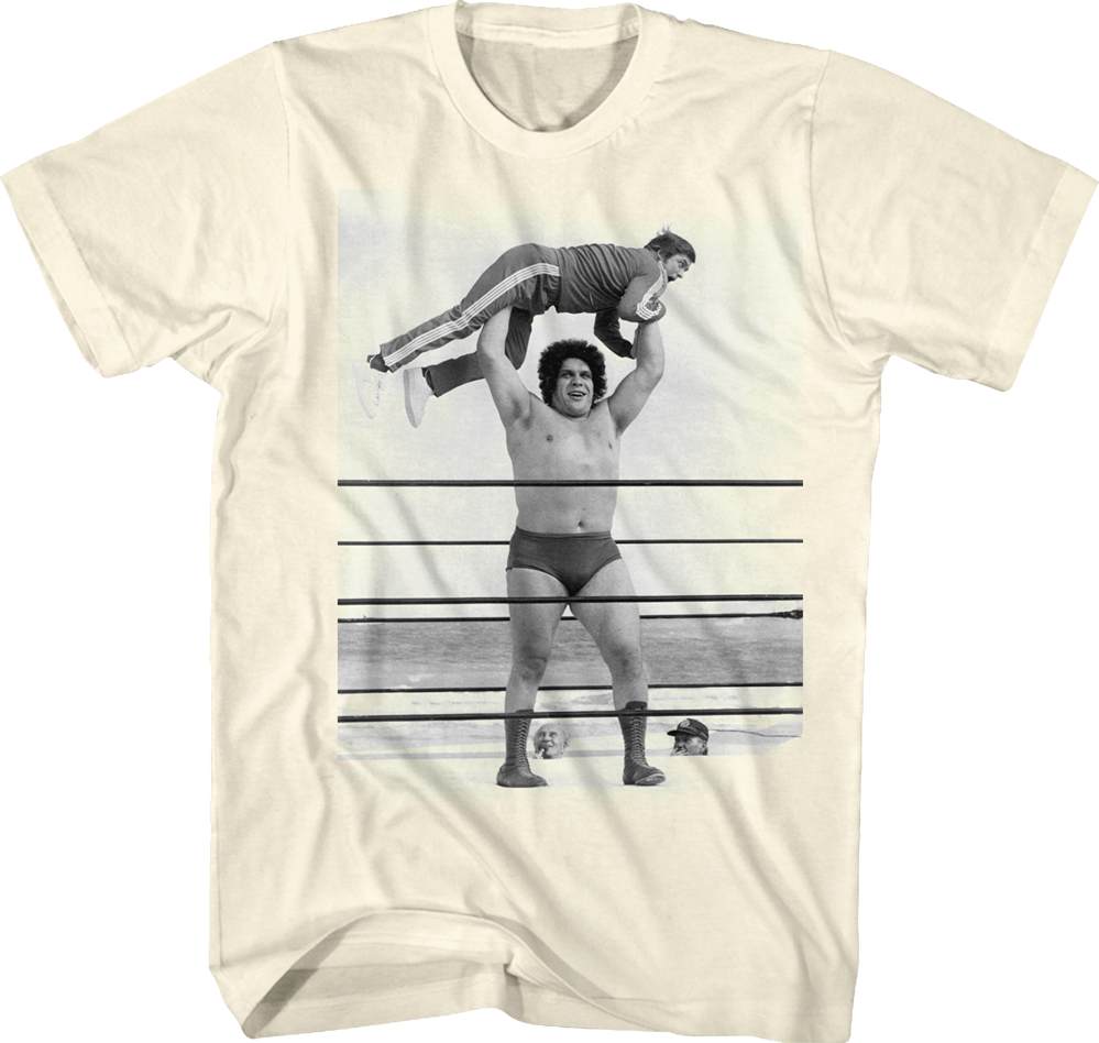gorilla press andre the giant t shirt 7403