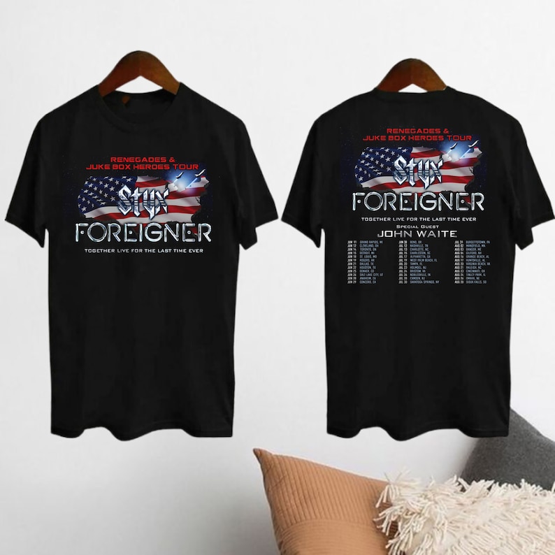 graphic styx band tour 2024 shirt 2024 styx and foreiner band concert shirt 1063 1vqmk