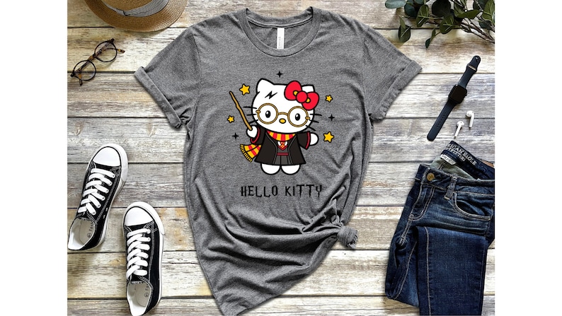 hp hello cute kitty shirt hp inspired kitty tshirt 1756 wlbnj