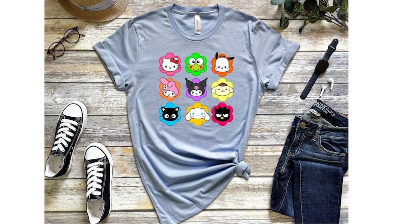 kitty and friends inspired shirt kuromi shirt 22 2689 1hhsd