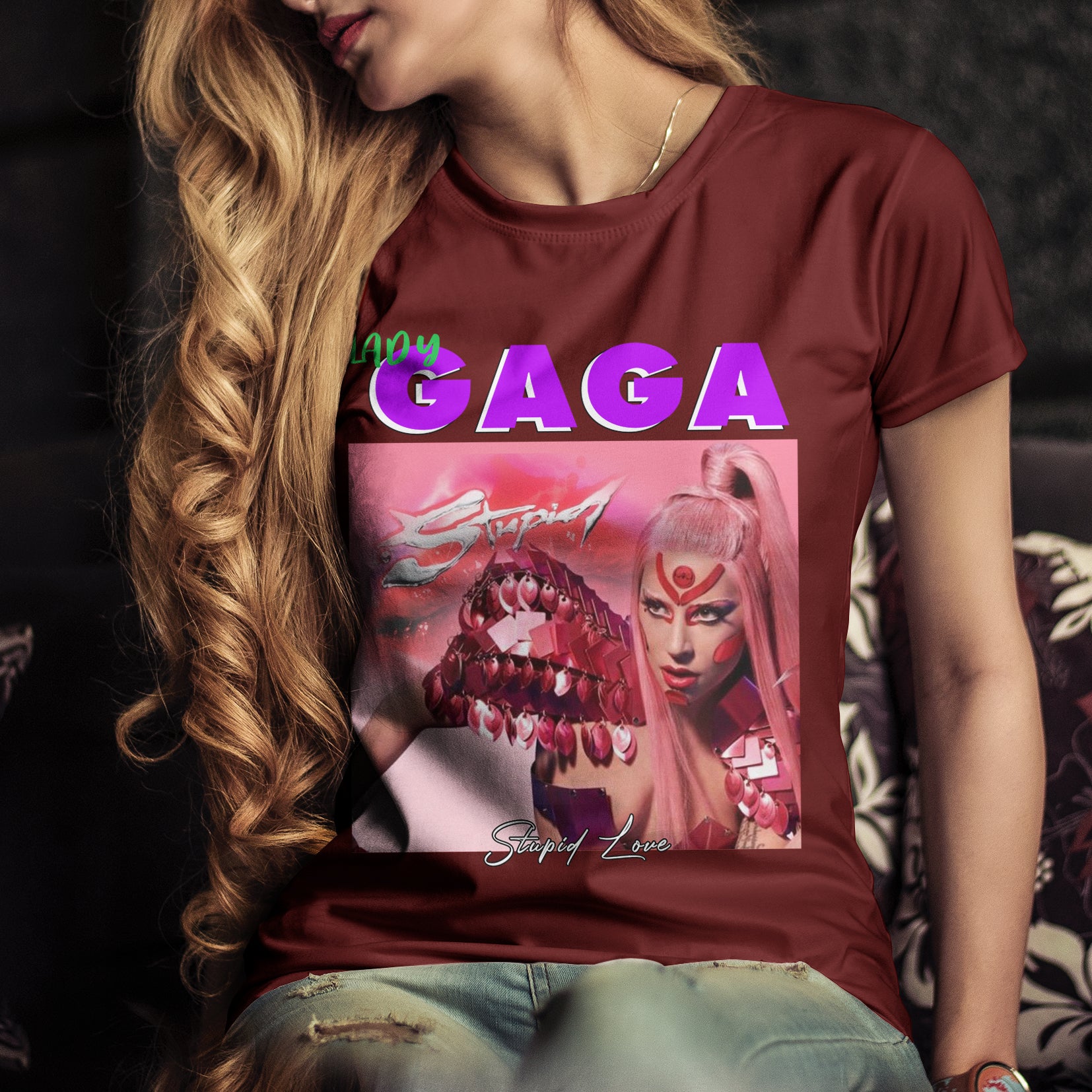 lady gaga shirt music lady gaga retro vintage t shirt stupid love bootleg 2625