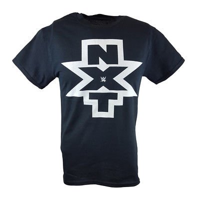 nxt vertical fence logo wwe mens black t shirt 1757 e69yw