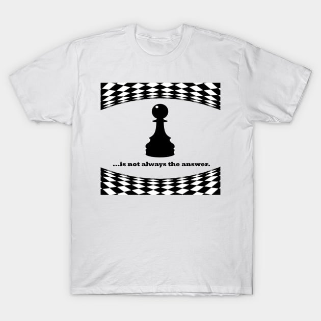pawn is not always the answer black font t shirt boxing t shirt 3147 2f95b