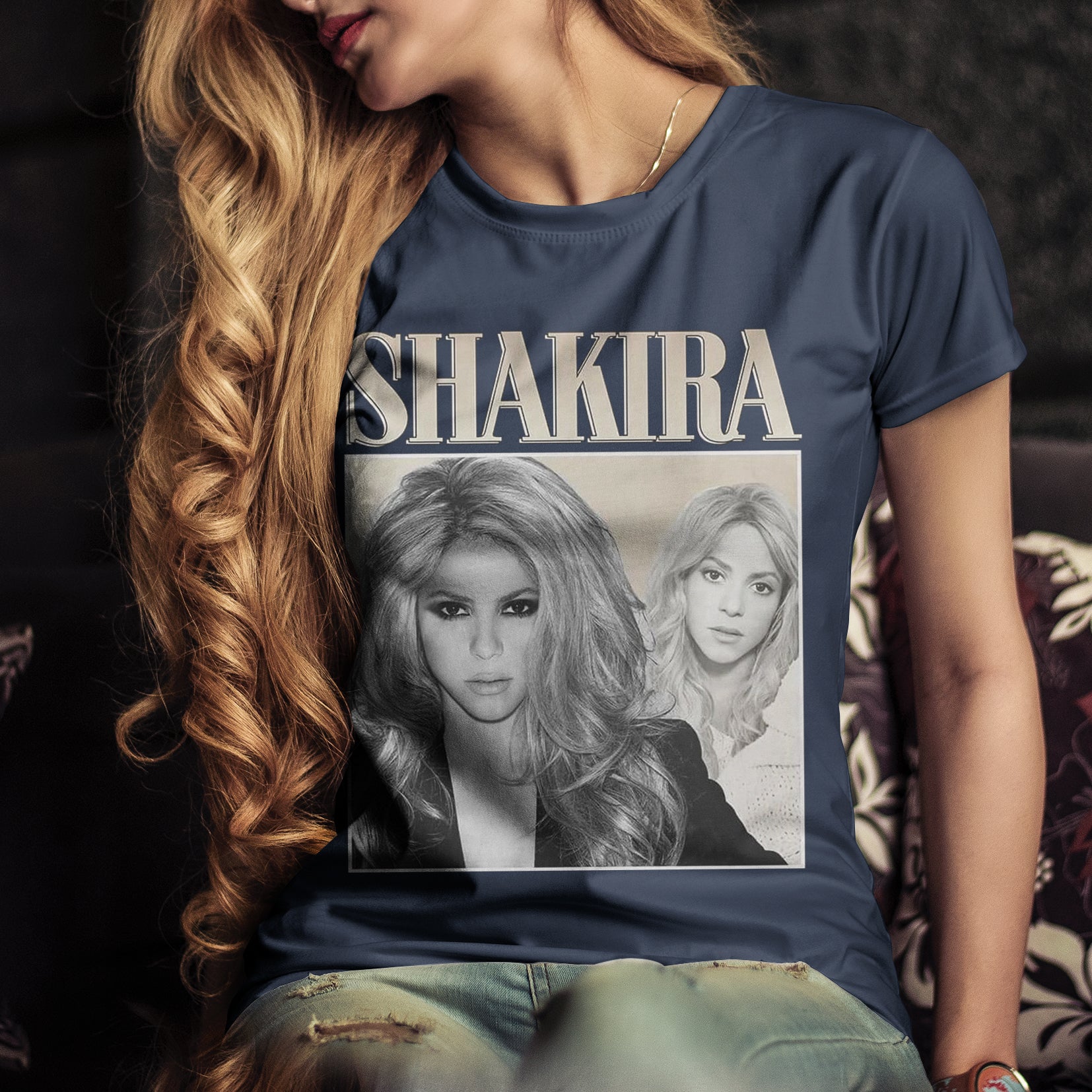 shakira shirt music shakira retro vintage t shirt dont you worry 2700 4ptcm