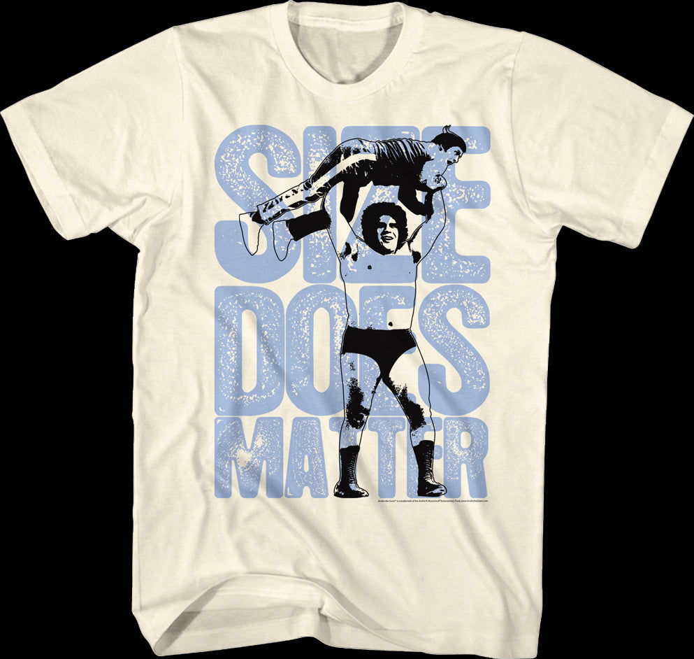 size does matter andre the giant t shirt 9048 9tqoc