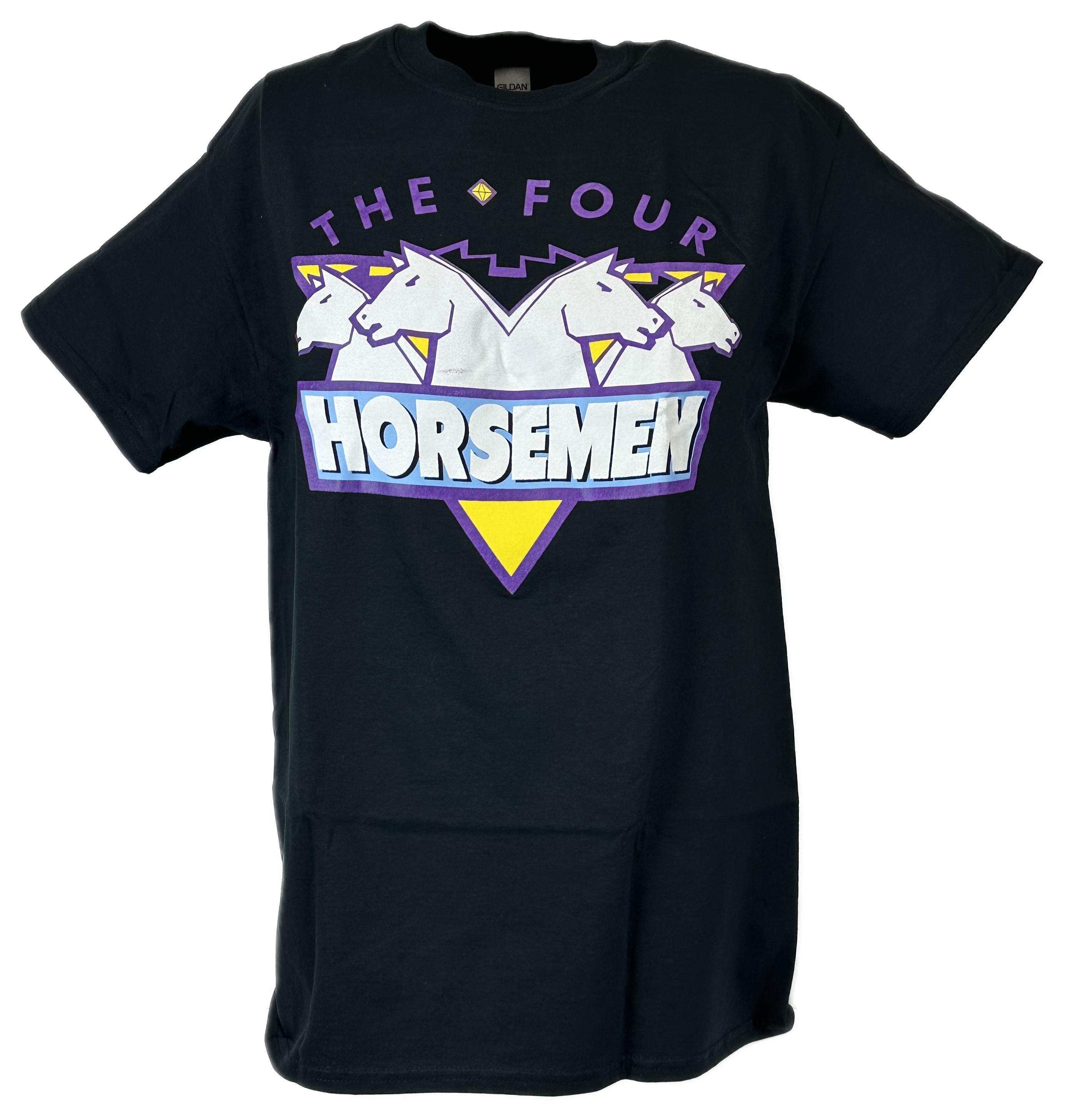 the four horsemen wcw mens black t shirt 8680 huhpz