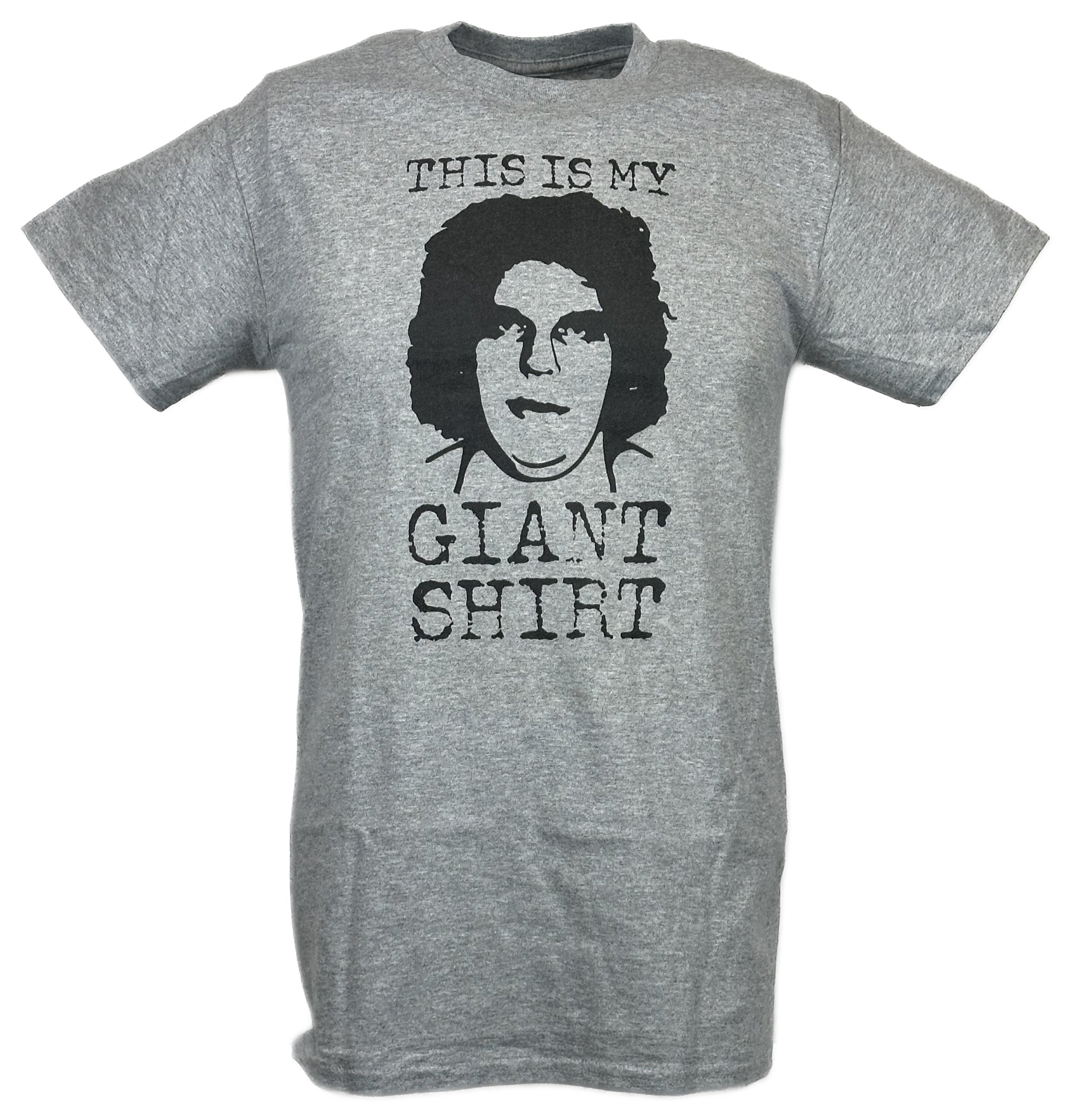 this is my andre the giant t shirt gray 9784