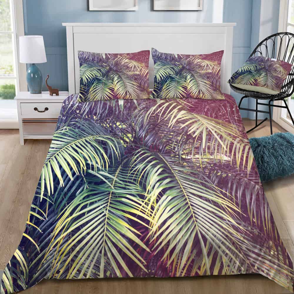 tropics 4pcs bedding set print 3d crystal velvetjuicy couture bedding 6749