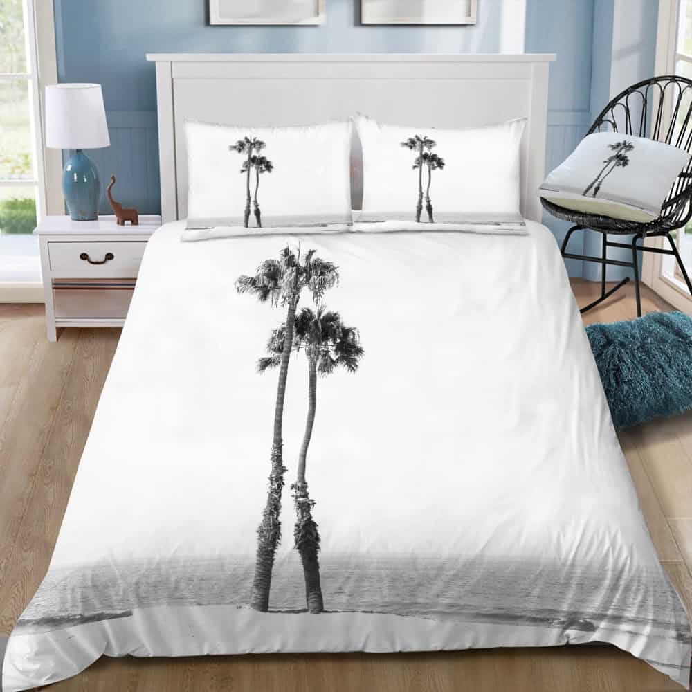two palms 4pcs bedding set print 3d crystal velvetjuicy couture bedding 6524