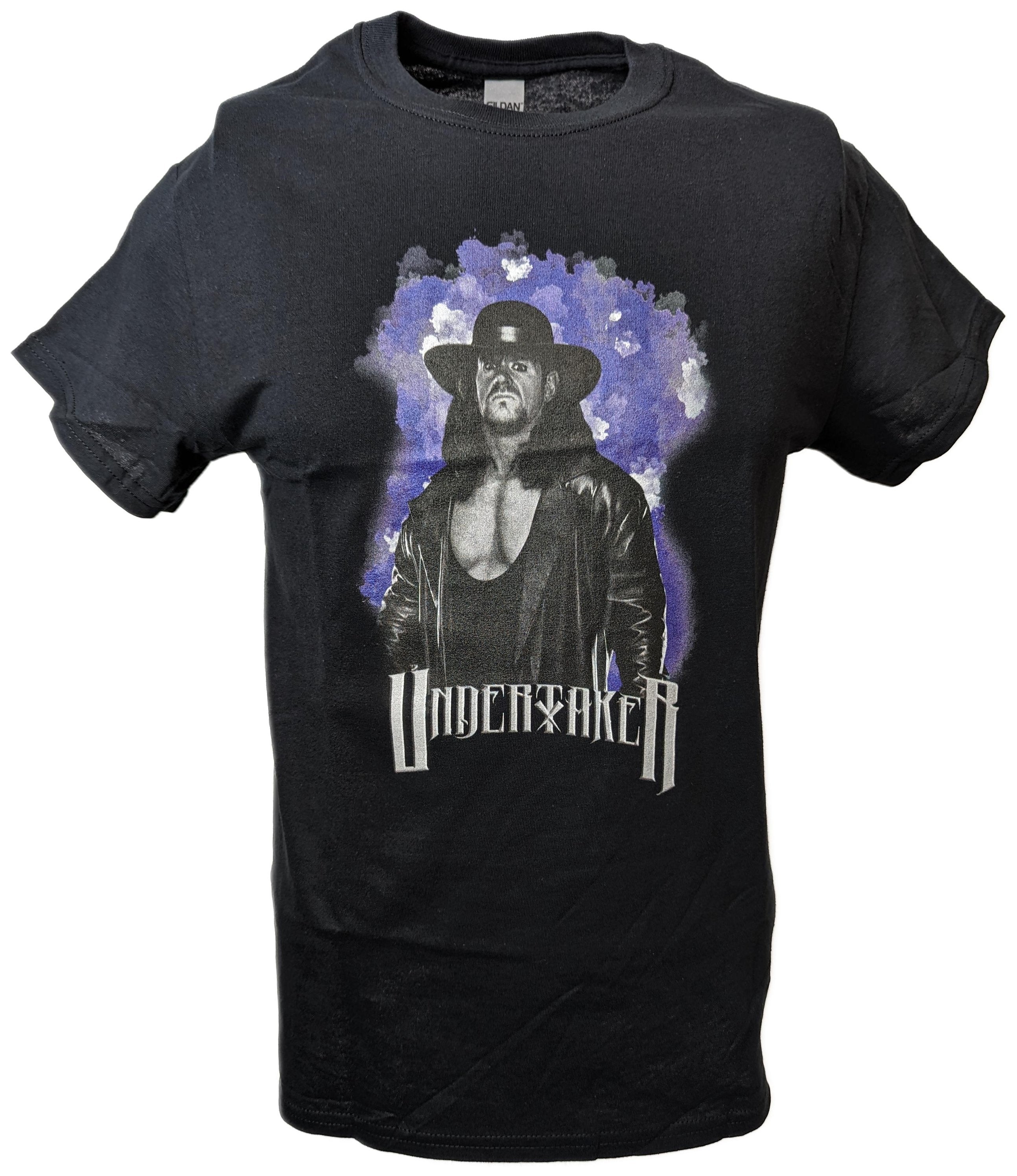 undertaker purple stare black t shirt 9642