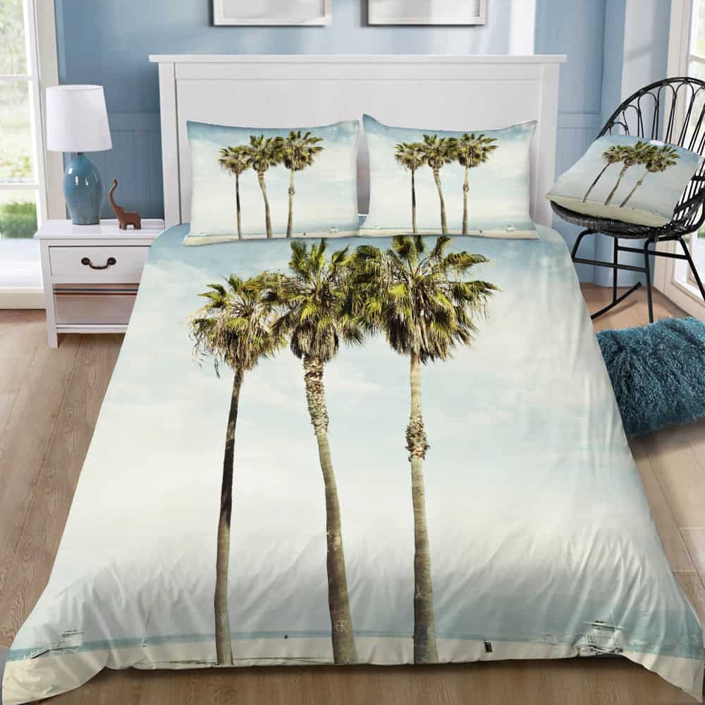 venice beach palms 4pcs bedding set print 3d crystal velvetjuicy couture bedding 2614 69wrs