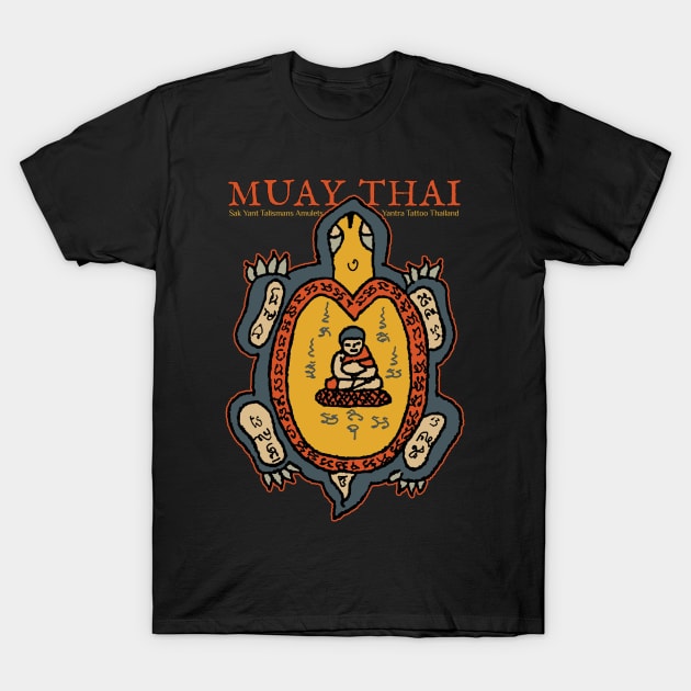 vintage muay thai sak yant turtle tattoo t shirt boxing t shirt 2863 wmesq