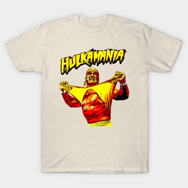 wrestlemania hulkamania retro comics style t shirt 9082 izlpu