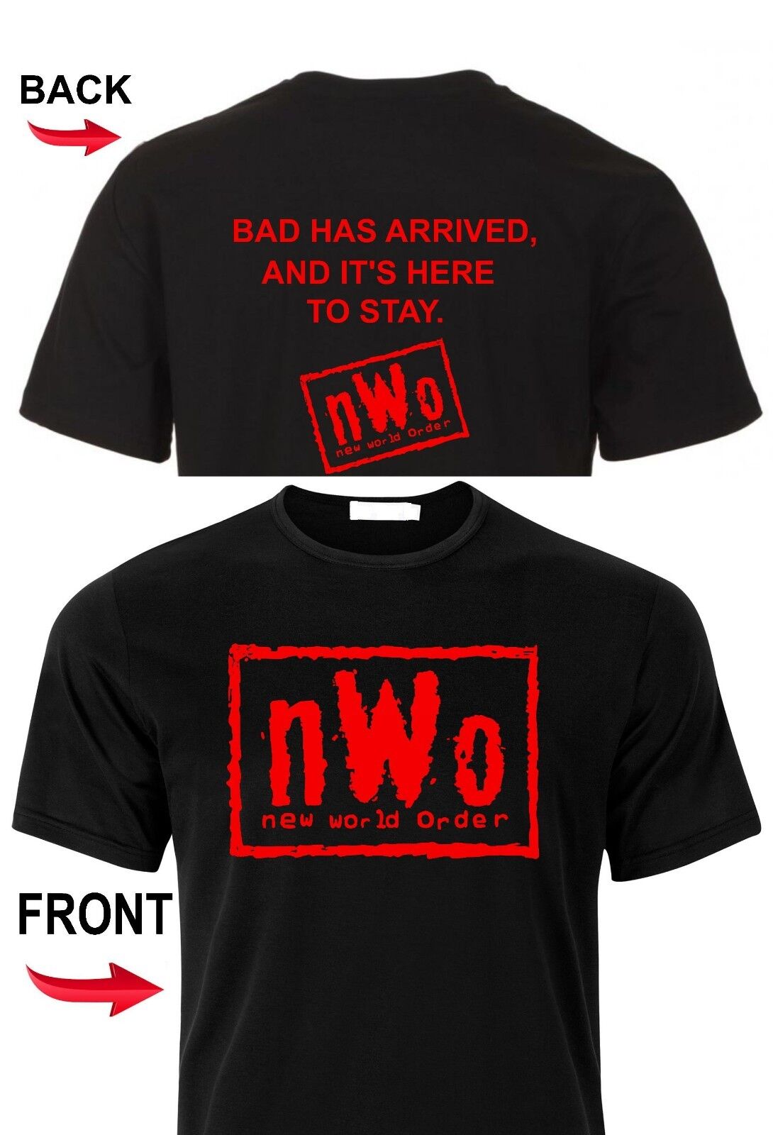 wrestlemania new world order t shirt nwo logo wcw professional wrestling t shirt 5533 kfdf9